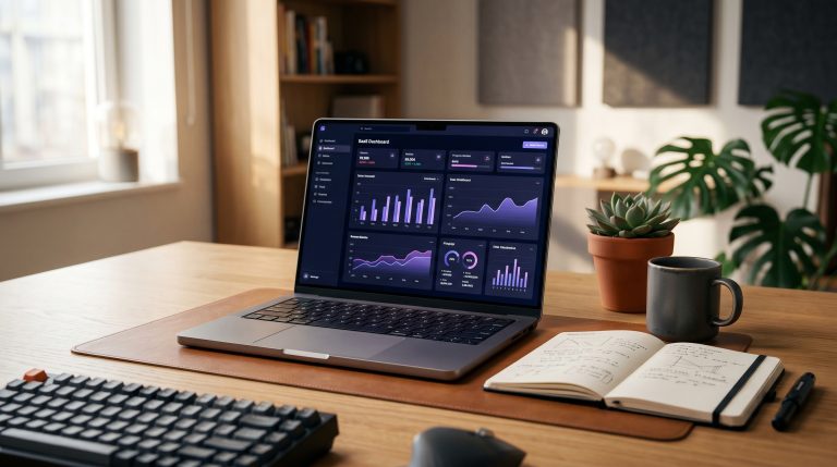 A detailed breakdown of Jasper pricing plans on a laptop screen, analyzing whether it's worth the cost.