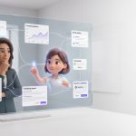 A founder reviews a strategic dashboard managed by the best AI marketing agent, which autonomously executes multi-channel campaigns.